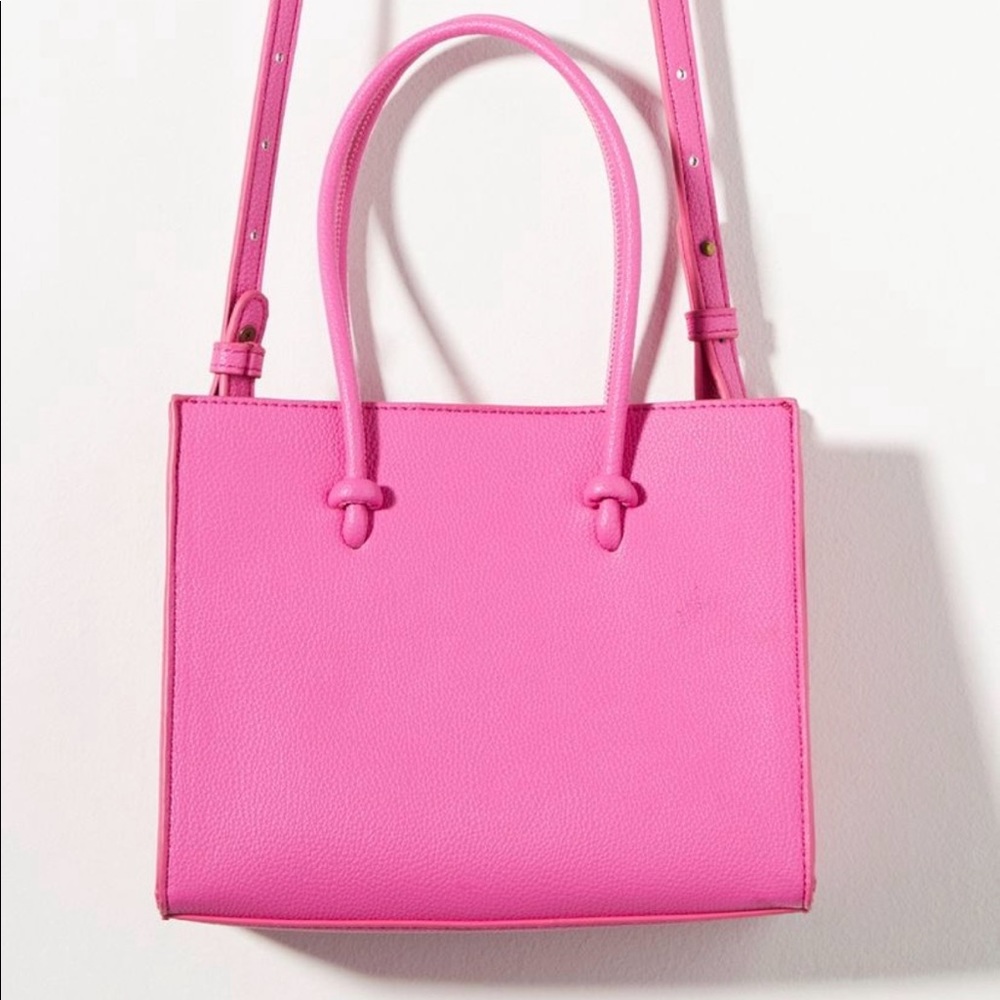 Anthropology pink tote bags
